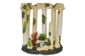 Ornament acvariu coloane romane verticale