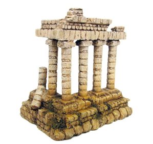 Decor pentru acvariu ruina templu antic grecesc 17 cm