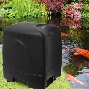 Hranitor automat pesti iaz Pondpro EcoFresh ofera hranire precisa si programabila. Ideal ca hranitor iaz, hranitoare pesti lac si pentru hranirea pestilor in iaz.