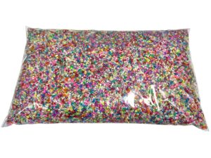 Nisip multicolor acvariu 1 kg granulatie 1-2mm