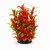 Planta artificiala acvariu Ludwigia rosu cu verde 18 cm