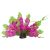 Planta acvariu artificiala violet cu verde 24 cm